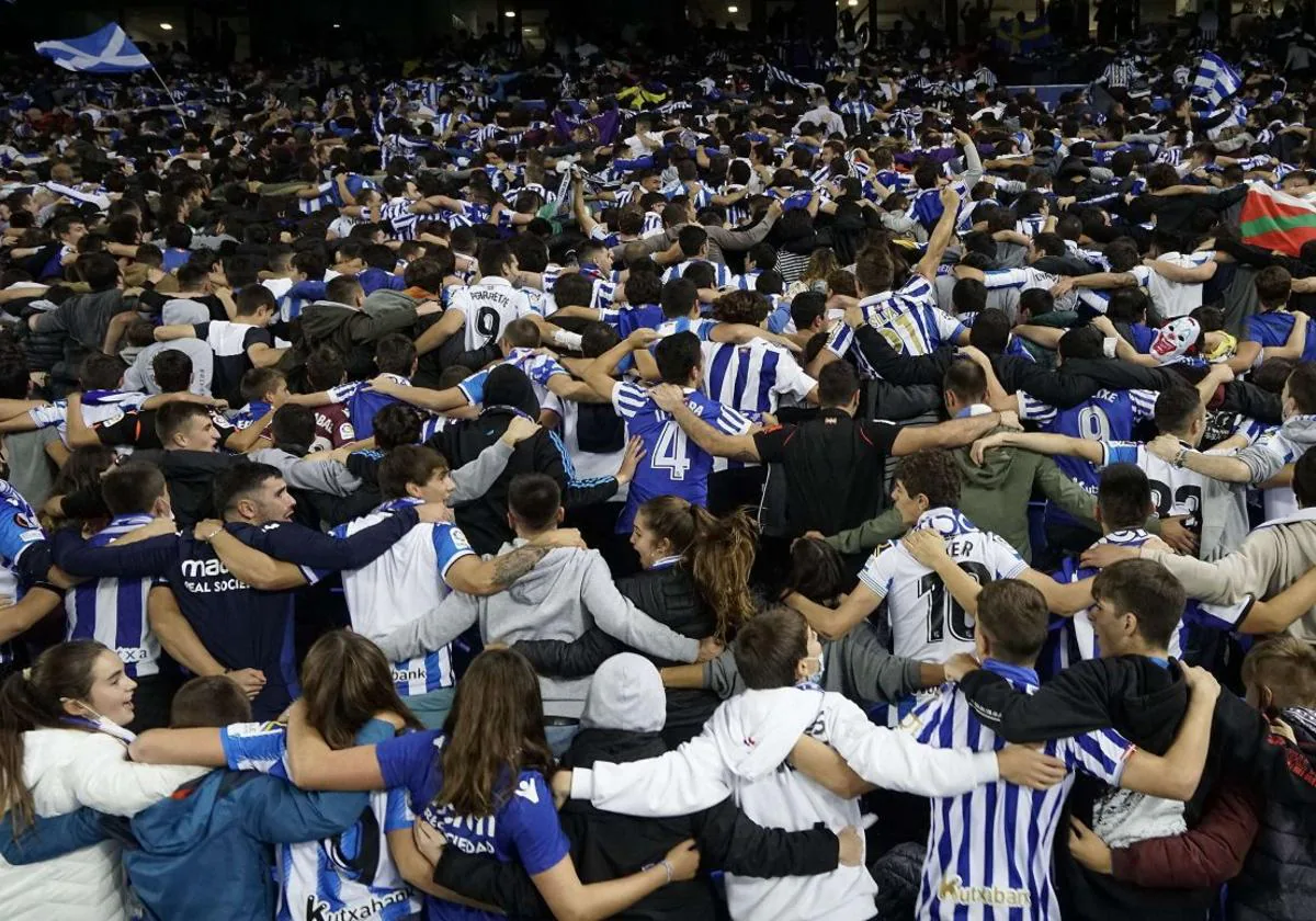 Como se llaman los aficionados de la real sociedad